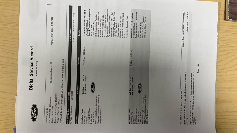 Ford Focus 1.0 EcoBoost Zetec 5dr Petrol Hatchback